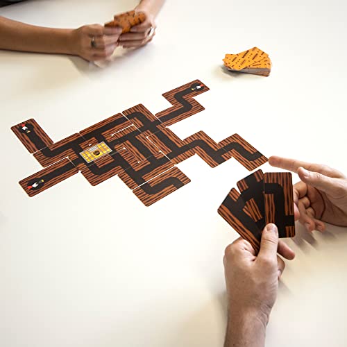 Image of Bandido Card Game - Cooperative Strategy and Route Building Fun! Fun Family Adventure Game for Kids & Adults, Ages 6+, 1-4 Players, 15 Minute Playtime, Made by Helvetiq