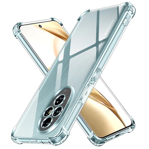 Image of Shockproof Clear Bumper Back Cover Case for Honor 200 5G |360 Degree Soft Transparent Back Cover Case for Honor 200 5G (Transparent)