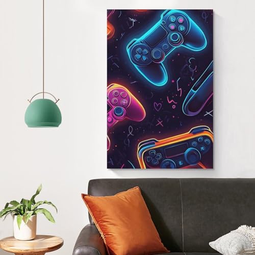 Impression Sur Toile Gamer Murale pour Décorer un Mur Vide - 4