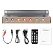 Produktbild VKTY Bluetooth-Lautsprecherleiste, Fernbedienung, kabelloser Soundbar-Lautsprecher mit 2 x 5 W Subwoofer, AUX, TF, Eingang, MP3-Ausgang, Smart-Bluetooth-TV-Soundbar mit Mikrofon