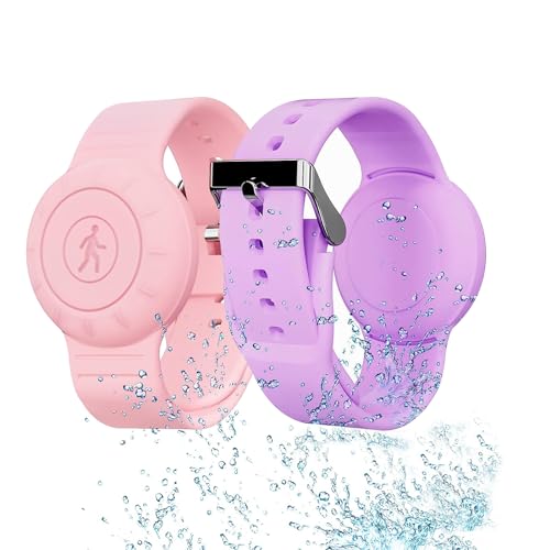 Aircawin 2�p�b�N �h�� Airtag ���X�g�o���h �q���p �B��Airtag �u���X���b�g �L�b�Y �����h�~ Apple Airtag �z���_�[ �P�[�X �q���p �V���R�� Airtag �P�[�X�J�o�[ �E�H�b�`�o���h GPS�g���b�J�[ �c���p �s��