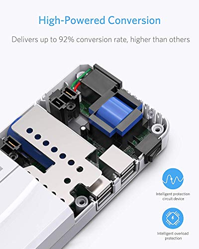 Bestek Universal Travel Adapter 100-220V To 110V Voltage Converter 250W With 6A 4-Port Usb Charging 3 Ac Sockets And Eu/Uk/Au/Us/India Worldwide Plug Adapter (White) #TOP5
