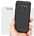 ENCASED Thin Armor for LG G8 ThinQ Case (Slim Fit) Flexible Grip Cover - Black