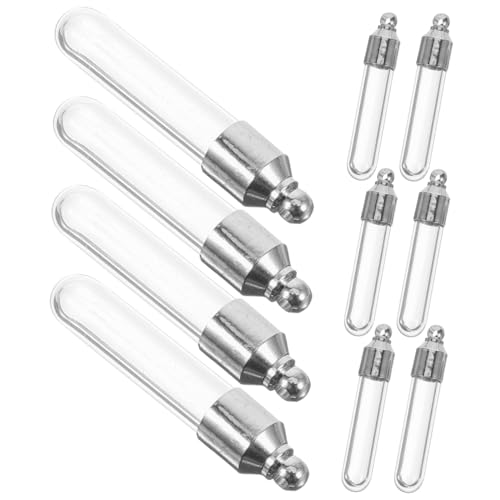 Gadpiparty Botellas Pequeñas De Vidrio Collares De Vial Decorativos Para Almacenamiento Cierre Hermético