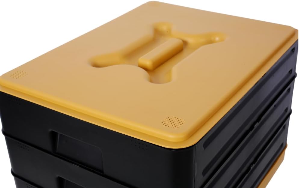 3 Tray Worm Compost Bin, 65L Indoor & Outdoor Worm Composter for Vermicomposting Starter, Farm Kit for Recycling Food Waste