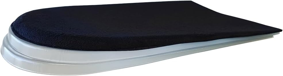 Comfort 3-Layer Heel Lift Inserts – Adjustable Height Increase Insoles with Gel Cushion for Leg Length Discrepancies & Heel Pain Relief (Large, 2 Pairs)