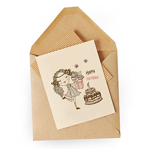 2Pcs Cute Girls Clear Stamps For Card Making And Photo Album Decorations, Happy Birthday Clear Stamps, Words Princess Transparent Silicone Rubber Stamps For Card Making And Diy Scrapbooking #TOP3