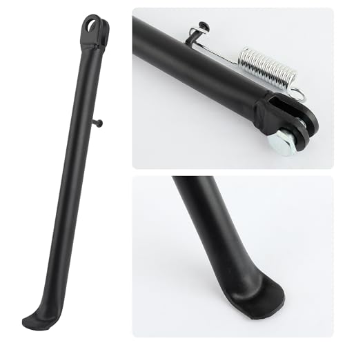 Image of Dirt Bike Kickstand Set,Motorcycle Kickstand Replacement with Spring Screw for Foot Side Support,Professional Dirt Bike Accessories for 70cc 90cc 110cc 125cc 138cc Pit Dirt Bikes