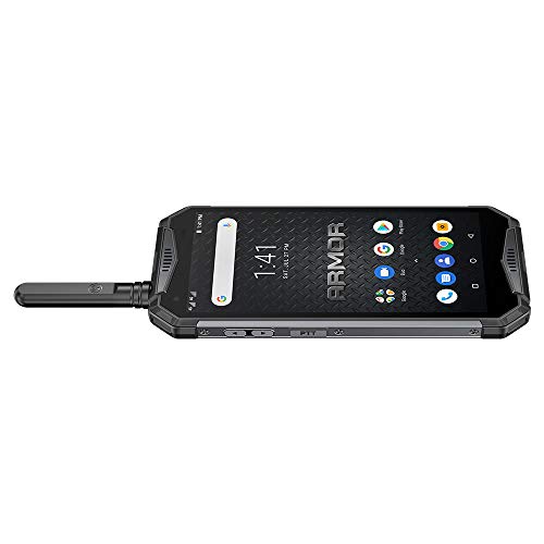 Rugged Phones Unlocked Ulefone Armor 3WT, Walkie Talkie IP68 Waterproof Smartphone 10300mAh Battery 5.7" FHD+ Helio P70 6GB + 64GB Android 9.0 Dual 4G Global Version Compass GPS+Glonass NFC(Black) - Thumbnail 4