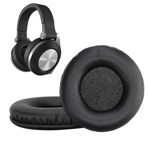 kwmobile 2X Almohadillas para Auriculares Compatible con JBL E50BT - Almohadilla de Cuero sintético para Cascos