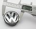 Angel Mall Volkswagen 56mm Outer Diameter Black Wheel Center Hub Caps Cover 4-pc Set