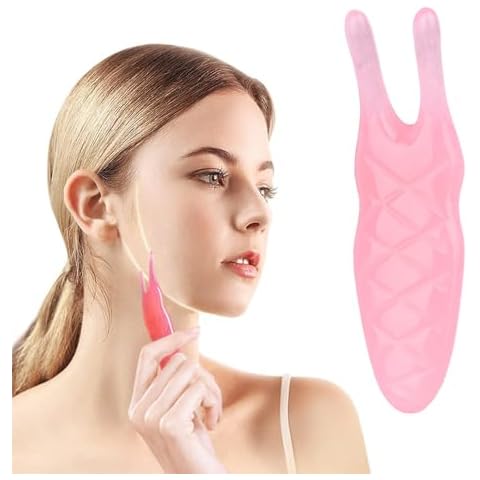YESHLiky Portable Gua Sha Tool, Nose & Chin Shaper, Multifunctional Massager, Natural Pain Relief, Acupressure for Anxiety Migraine Muscle Pain or Other Pain/Stress Situations (Pink) Cover