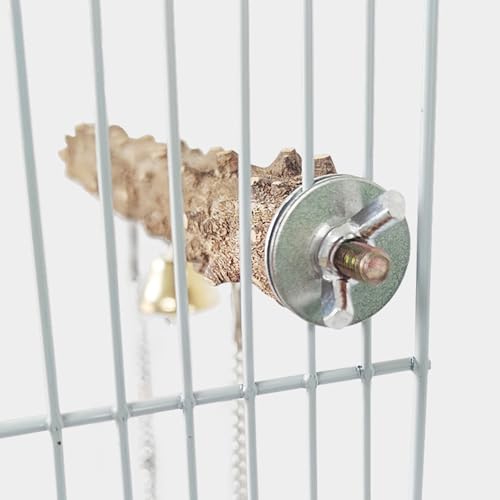 Image of Bird Cage Screws, Bird Perch Screws, Nuts and Make Bird Perches, Stand Platform Accessories for Fixing Pet Cage, Playground Perch, Food Feeder (20, 5cm(1.9inch))