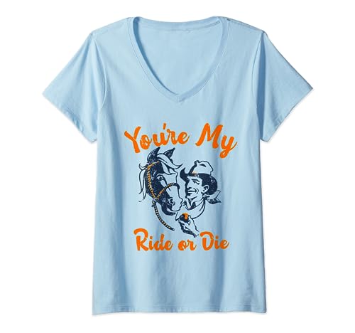 You're My Ride or Die V-Neck T-Shirt