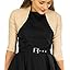 BlackButterfly Getailleerd 3/4 Mouw Bolero (Champagne, XL