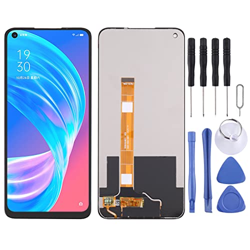 �g�ѓd�b�����p�t���f�B�X�v���C LCD Screen and Digitizer Full Assembly For for OPPO A72 5G/K7X/A73 5G/A53 5G/Realme Q2/Realme V5 5G �t�����