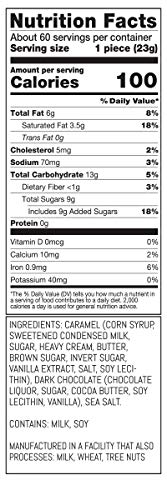 Tara's Small Batch Covered Sea Salt Soft Caramels, 3 Lbs, 3 Pound, Dark Chocolate, 48.6 Oz (Pack of 1)