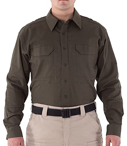 Camisa táctica de manga larga V2 para hombre con diseño de bolsillo insertado resistente
