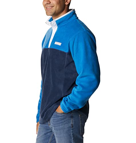 Columbia Steens Mountain Half Snap, Bright Indigo/College Navy/White, GG