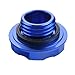 Dewhel Billet Engine Oil Fuel Filler Tank Cap Cover For Honda Acura Civic TL Color Blue