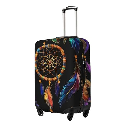 Feather Elastic Travel Luggage Cover, Washable Spandex Suitcase Protector, Anti-Scratch Fits 18-32 Inch2