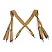 ANQIAO WW2 Us Army M36 Suspenders Combat X Strap Webbing Canvas