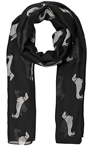 World of Shawls – Stylish Black Viscose Scarf