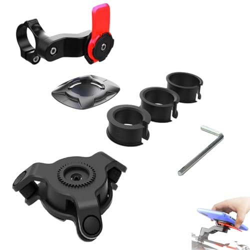 Image of 7 PCS Set Accessory Kit with Handlebar Mount,Mobile Mount for Bike, Phone Holder for Urban Cycling and Outdoor Adventures, Compatible with Most Bicycles and Motorcycles