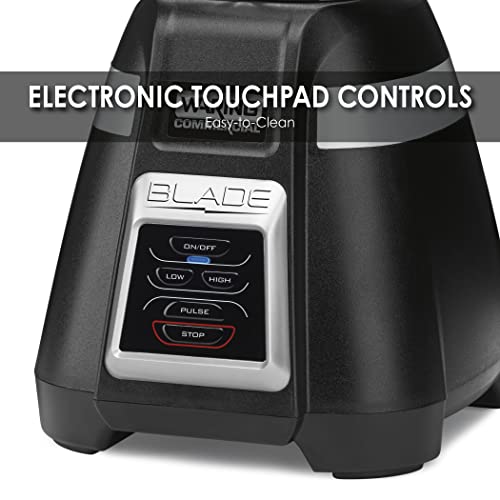 Waring Commercial Bb320S Blade 1 Hp Blende,R Touchpad Controls With 48 Oz Stainless Steel Container, 120V, 5-15 Phase Plug #TOP3