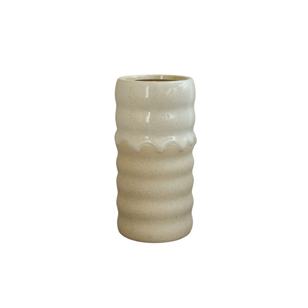 SLEEVE Vases Home Decor Nordic Style Ceramic Vase Flower Arrangement Vase Dining Table Living Room Ornaments Flower Utensils(A)