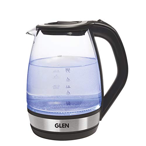 Image of Glen Electric Glass Kettle 9012N, 1.7 L, Transparent
