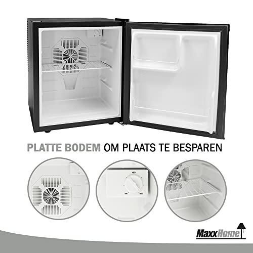 MaxxHome Mini koelkast - Mini Bar – Tafelmodel - Stille werking - Thermo-elektrisch - 240V, 42L - Zwart - Afbeelding 5