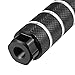 X AUTOHAUX 4pcs Aluminum Alloy Rear Foot Pegs Footrests Universal Black for BMX MTB Bike Bicycle Fit 3/8 Inch Axles