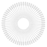 ISDVBUY 200 Pcs 1ML Dropper Pipettes, Disposable Plastic Grade Transfer Pipettes, Excellent Suction Liquid Dropper for Lab Science DIY Art