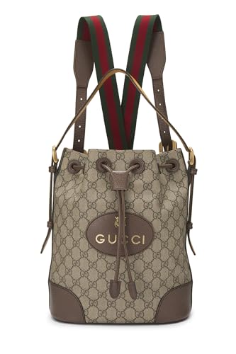 Gucci GG Supreme Canvas Neo Vintage Backpack Brown