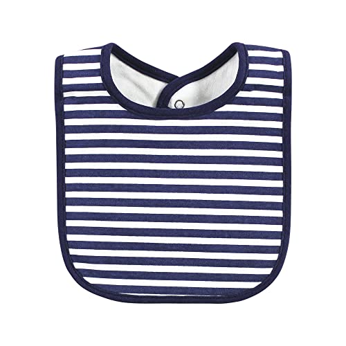 Image of Hudson Baby Unisex Baby Cotton Bibs, Construction, One Size