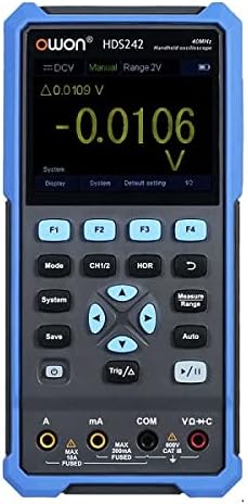 OWON HDS242 Handheld Digital Oscilloscope: Dual Channel (2), Bandwidth: 40 MHz + Multimeter 20,000 count True-RMS By Skyking