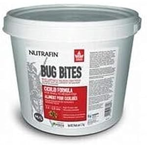 Nutrafin Bug Bites Cichlid Formula – Medium to Large Fish – 1.4-2.0 mm granules – 1.7 kg (3.7 lbs)