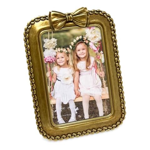 Isaac Jacobs Gold Braided Bow Frame Cover