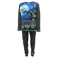 100% Official Boys Pyjamas Pjs - Disney, Marvel, Star Wars & More - Sizes 4-12 Years (9-10 Years, Batman - Design 1)