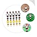 JUMPLAWN 10pcs Foosball Player Figures Durable Soccer Statues for Table Football Wear-Resistant Accessories Compatible with Standard Game Rods Black-haired Yellow Blonde White