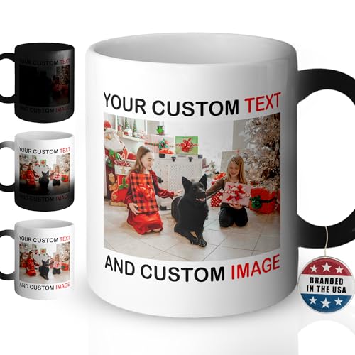 CupOfCustom 11oz Color-Changing Photo & Text Mug