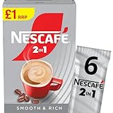 Nescafe Original 2 in 1 Coffee Sachets (11 x (6 x9g)) PMP Packs