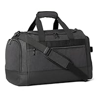 Amazon Essentials Sac de voyage léger avec poche pour vêtements mouillés et compartiment à chaussures, 50.8 cm, Noir