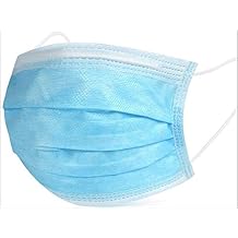 50 pieces, Disposable Procedural Face Masks, Mouth and Nose, Safety Protection, 3-Layer Filter Barrier | Manufactured for and Sold Exclusively by DecoPro