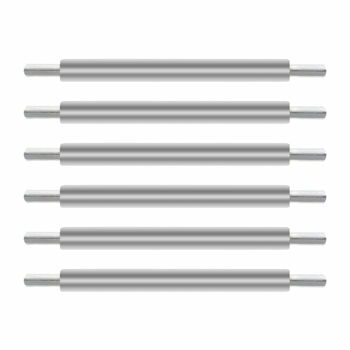 Ewatchparts 6 PCS SPRING BAR PIN COMPATIBLE WITH ROLEX SUBMARINER EXPLORER GMT WITH THROUGH HOLE LUGS