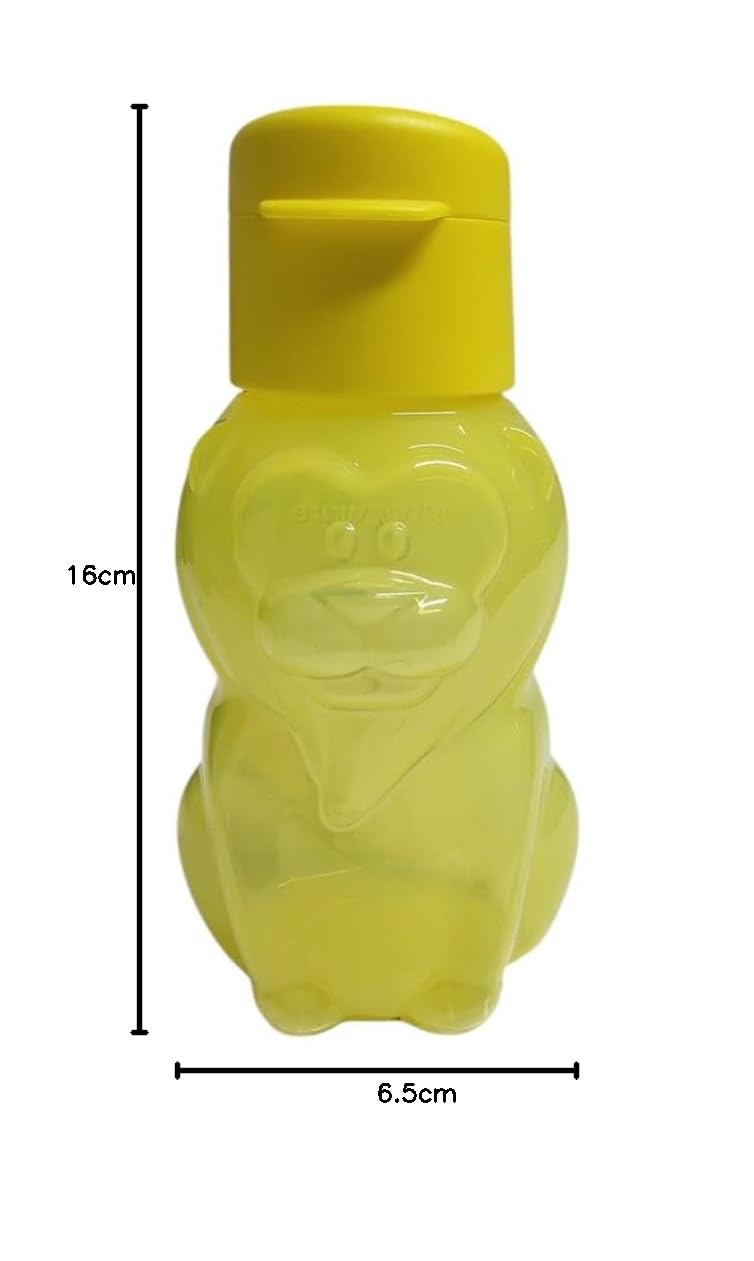 Tupperware to Go Eco Eco Easy Flip Top butelka do napojów EcoEasy 350 ml, szczelna butelka termiczna dla dzieci, bez BPA, idealna na sport i przedszkole, żółta, figurka Loewe 350 ml