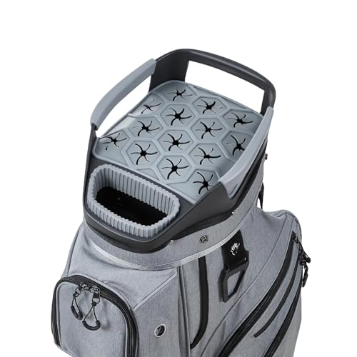 VEVOR Golf Cart Bag with 15-Way Divider, Rain Hood, Pockets