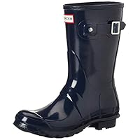 Hunter Orignal Hunter Navy Gloss Women's Wellington Boots Blue Size: 6 UK