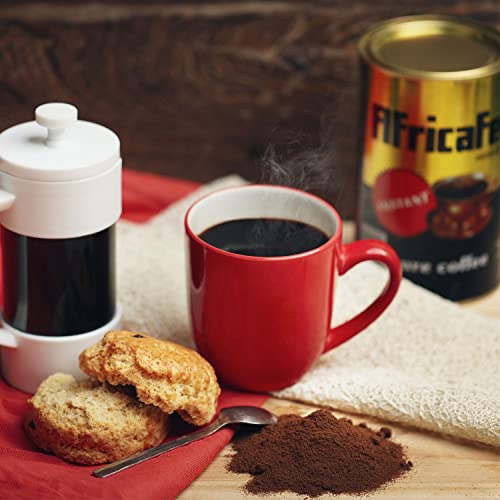 AFRICAFE - Café Instantáneo Orgánico - Tanzania - 100% Arabica y Robusta - Lata metálica 250g miniatura 5